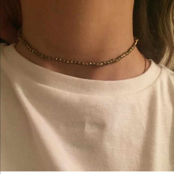 GOLD bead choker - Picture 1 of 1